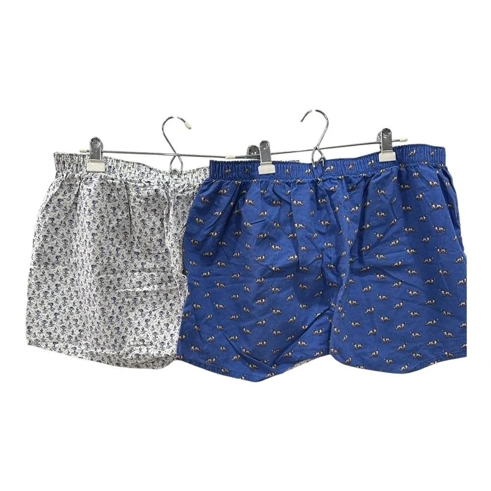 Polo Ralph Lauren Mens XL Lounge Shorts 2 pr Hunting Dog Nautical Lighthouse
